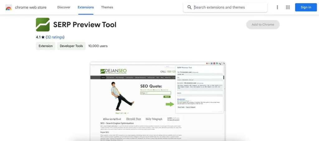 serp preview tool